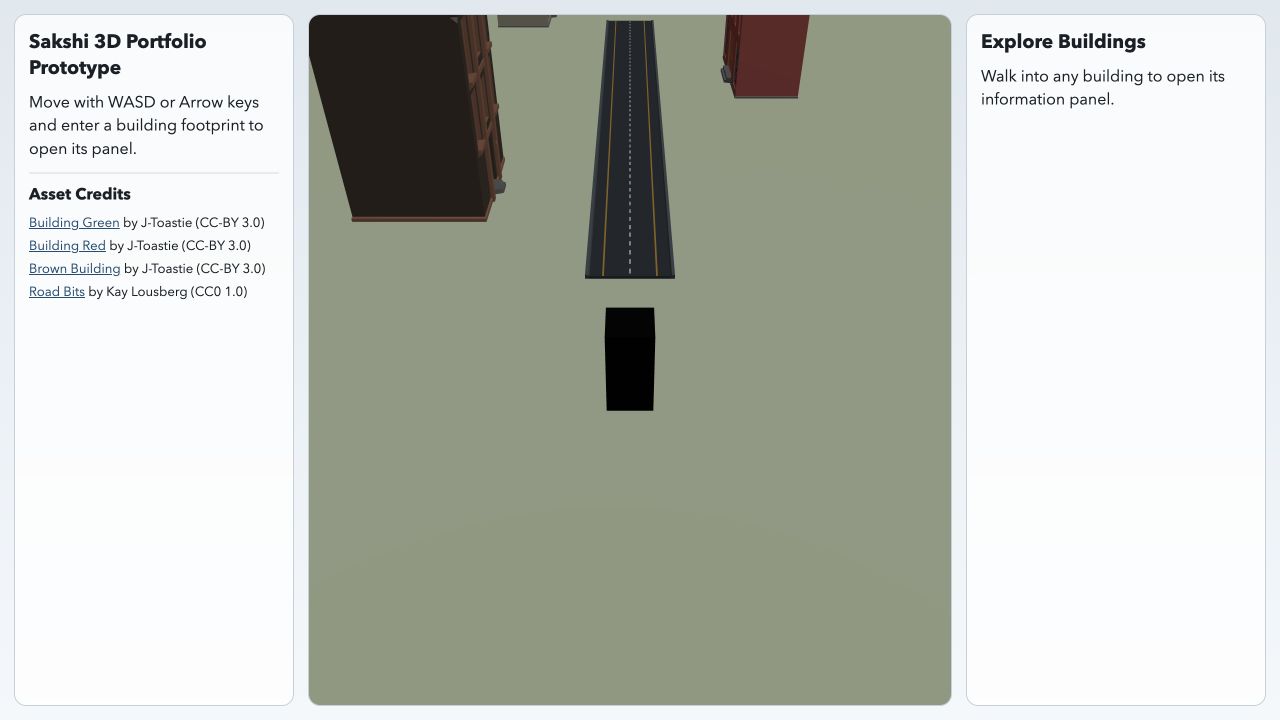 The original road prototype with a black block moving along a straight road